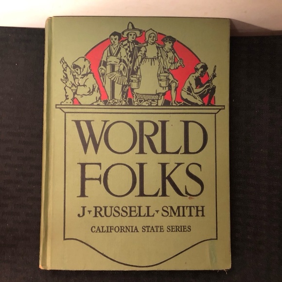 Other - World Folks by J. Russell Smith - School Textbook 📗 1935